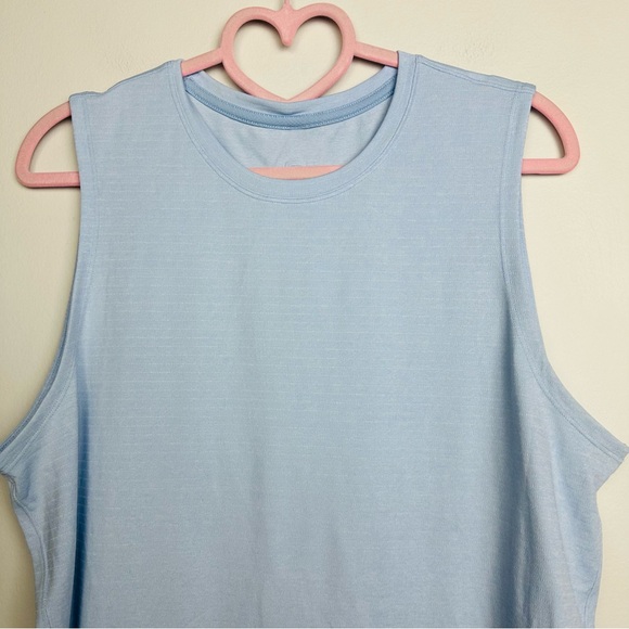 Lululemon License to Train Classic-Fit Tank Top in Heathered Aero Blue Size 12 - Picture 2 of 9